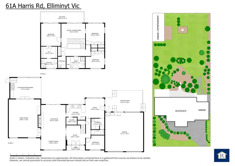 Floorplan of Homely house listing, 61A Harris Road, Elliminyt VIC 3250