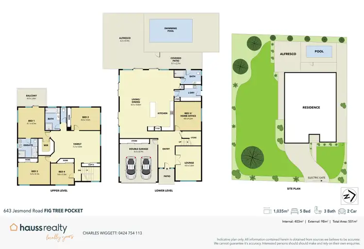Floorplan of Homely house listing, 643 Jesmond Road, Fig Tree Pocket QLD 4069