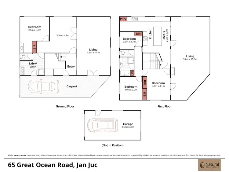 Floorplan of Homely house listing, 65 Great Ocean Road, Jan Juc VIC 3228