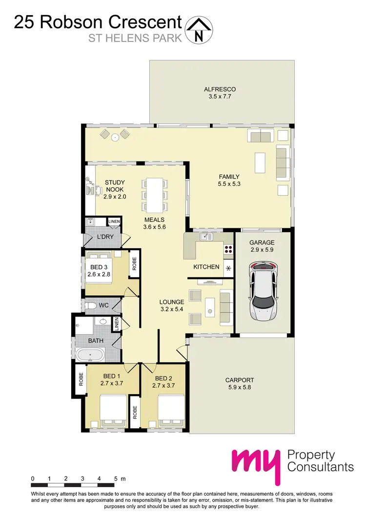 Floorplan of Homely house listing, 25 Robson Crescent, St Helens Park NSW 2560