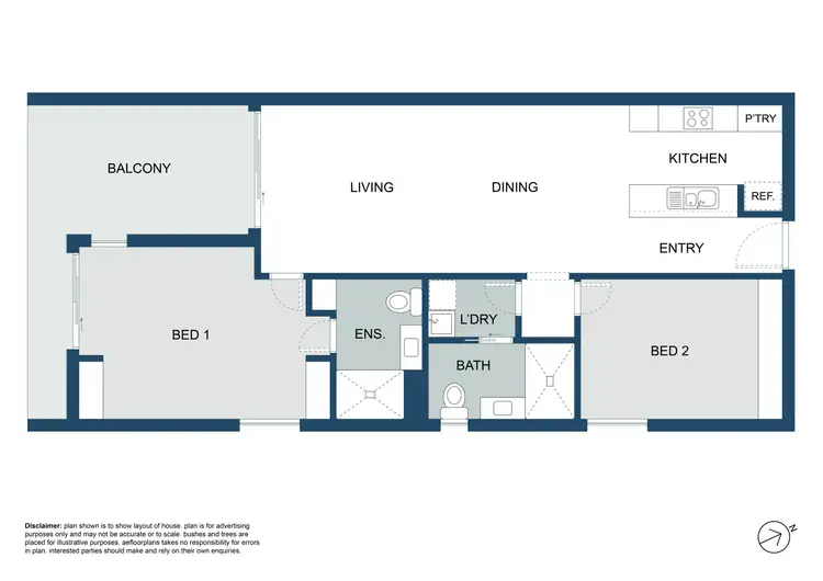 Floorplan of Homely apartment listing, 31/111 Canberra Avenue, Griffith ACT 2603