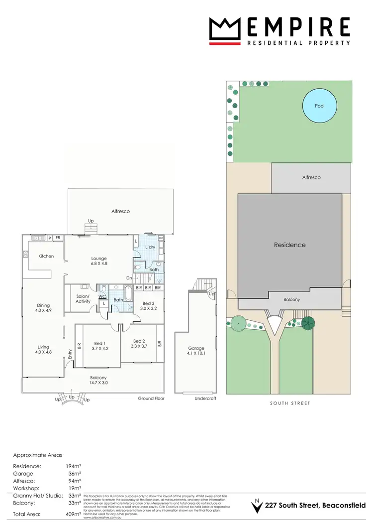 Floorplan of Homely house listing, 227 South Street, Beaconsfield WA 6162
