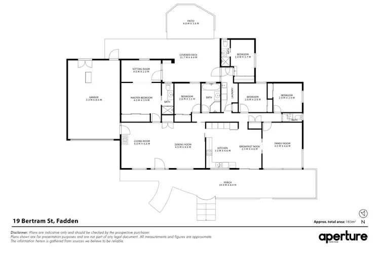 Floorplan of Homely house listing, 19 Bertram Street, Fadden ACT 2904