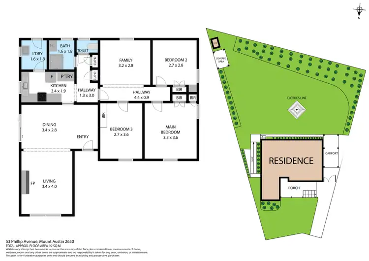 Floorplan of Homely house listing, 53 Phillip Avenue, Mount Austin NSW 2650