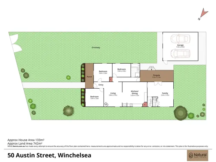Floorplan of Homely house listing, 50 Austin Street, Winchelsea VIC 3241