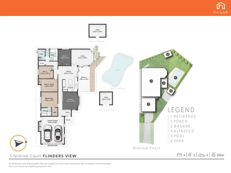 Floorplan of Homely house listing, 5 Nimrod Court, Flinders View QLD 4305