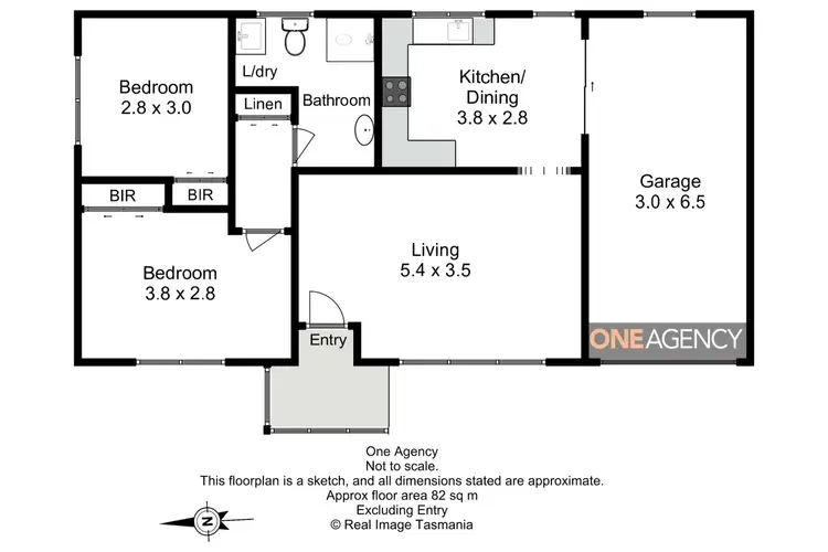 Floorplan of Homely unit listing, 2/5 Upper Grant Street, Smithton TAS 7330