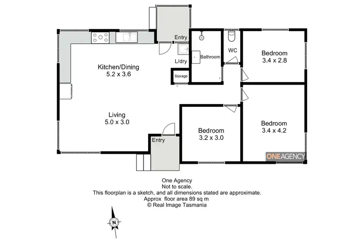 Floorplan of Homely house listing, 14 Hanson Court, Smithton TAS 7330