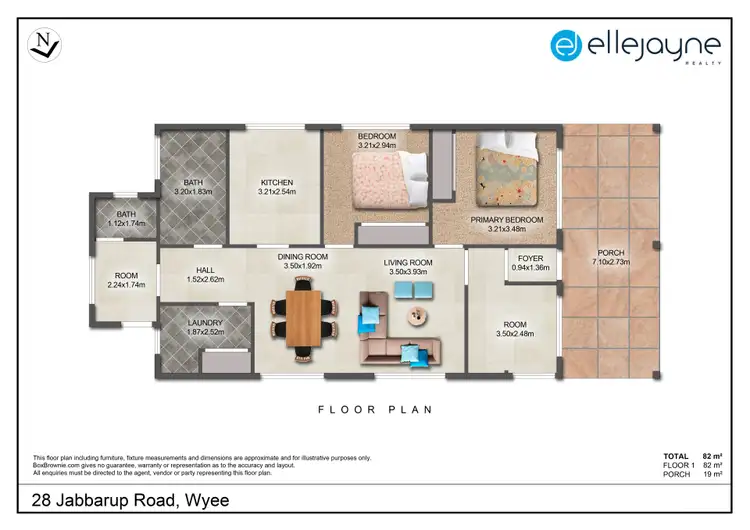 Floorplan of Homely house listing, 28 Jabbarup Road, Wyee NSW 2259