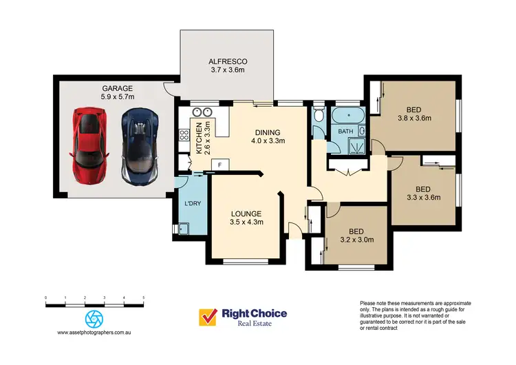 Floorplan of Homely villa listing, 1/41 Campaspe Circuit, Albion Park NSW 2527