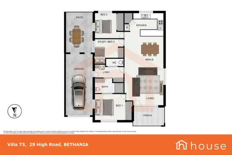 Floorplan of Homely unit listing, 73/29-71 High Road, Waterford QLD 4133