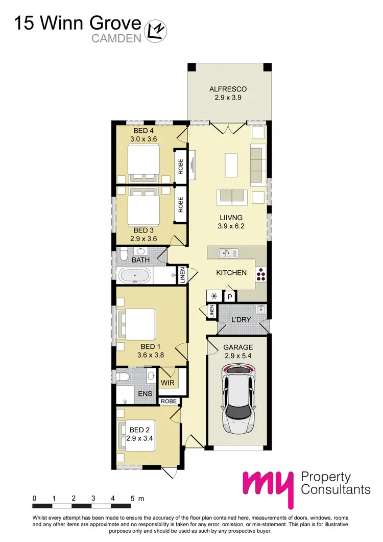 Floorplan of Homely house listing, 15 Winn Grove, Camden NSW 2570
