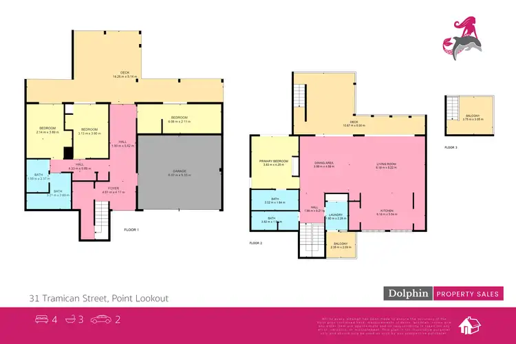 Floorplan of Homely house listing, 31 Tramican Street, Point Lookout QLD 4183