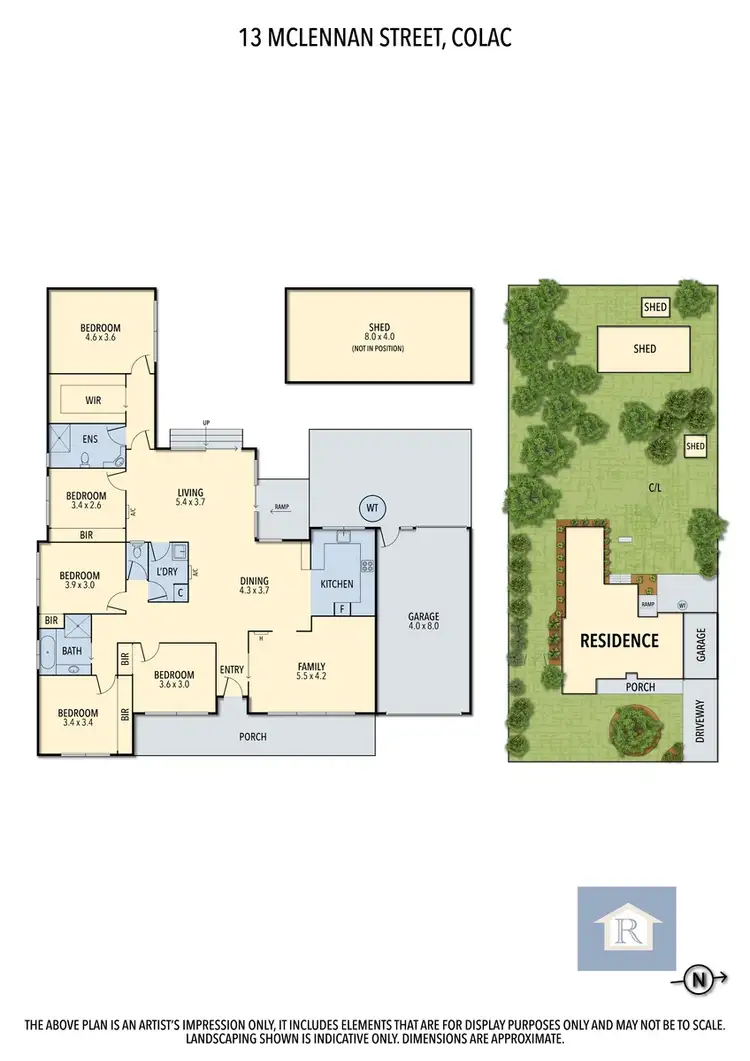 Floorplan of Homely house listing, 13 McLennan Street, Colac VIC 3250