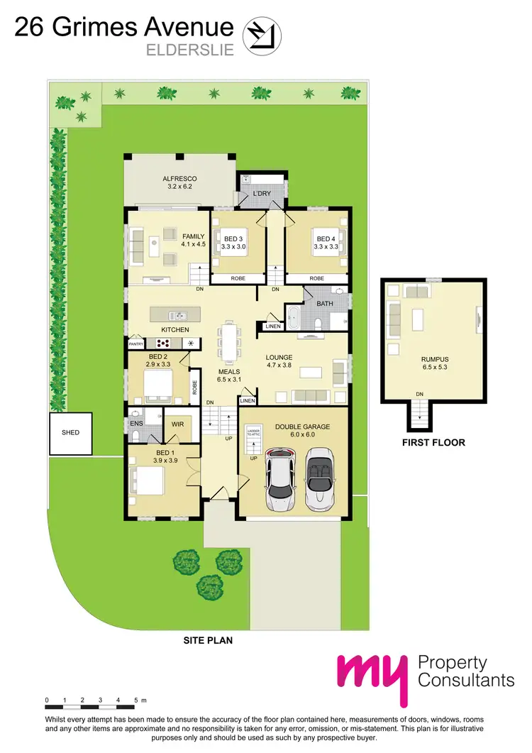 Floorplan of Homely house listing, 26 Grimes Avenue, Elderslie NSW 2570