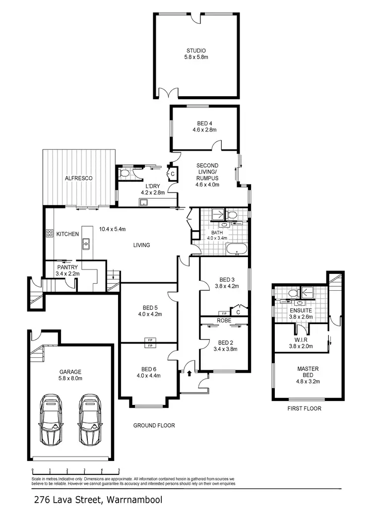 Floorplan of Homely house listing, 276 Lava Street, Warrnambool VIC 3280