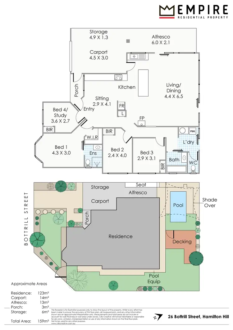 Floorplan of Homely house listing, 26 Bottrill Street, Hamilton Hill WA 6163