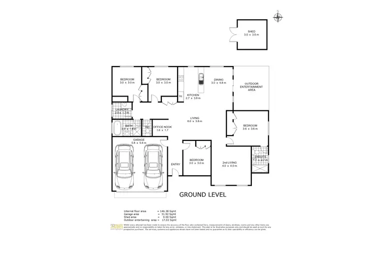Floorplan of Homely house listing, 42 Bennett Street, Kleinton QLD 4352