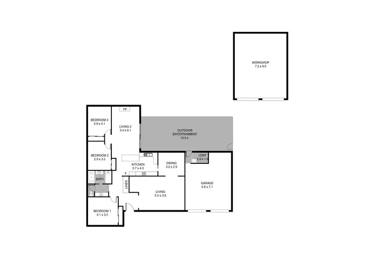 Floorplan of Homely rural property listing, 28 Forest Road, Comberton NSW 2540