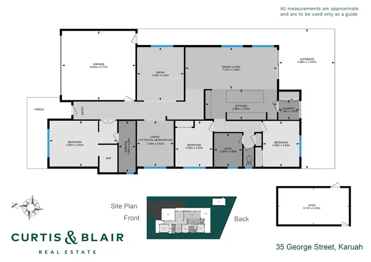 Floorplan of Homely house listing, 35 George Street, Karuah NSW 2324