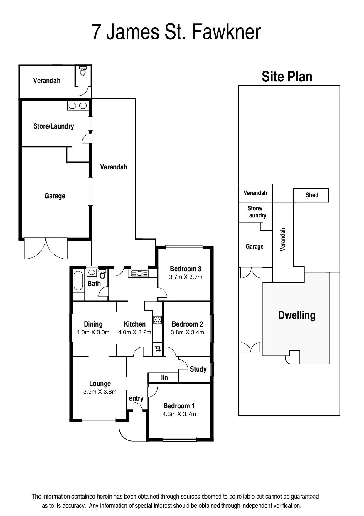 Floorplan of Homely house listing, 7 James Street, Fawkner VIC 3060