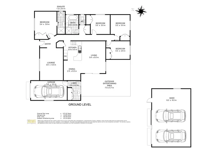 Floorplan of Homely house listing, 7 Hitzke Crescent, Highfields QLD 4352
