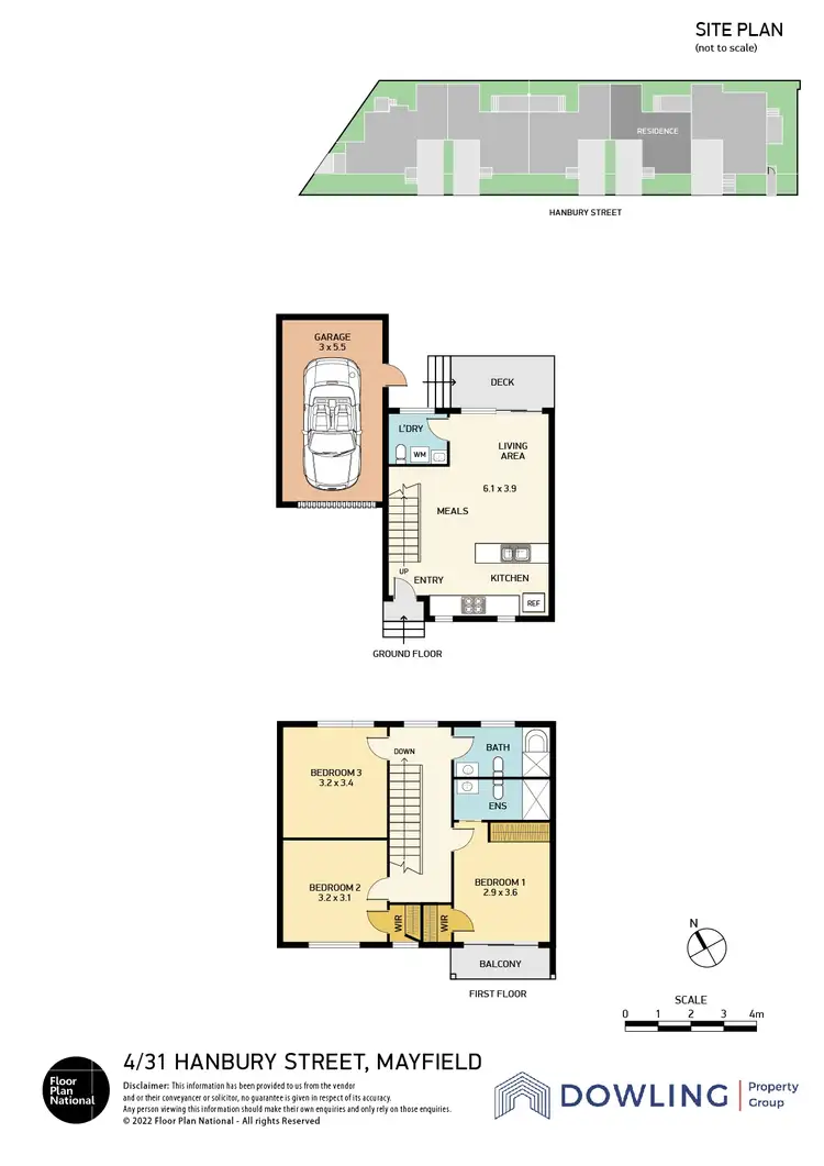 Floorplan of Homely townhouse listing, 3/2a Wilkinson Street, Mayfield NSW 2304