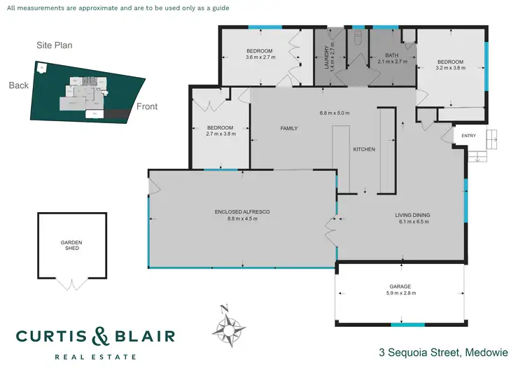 Floorplan of Homely house listing, 3 Sequoia Street, Medowie NSW 2318