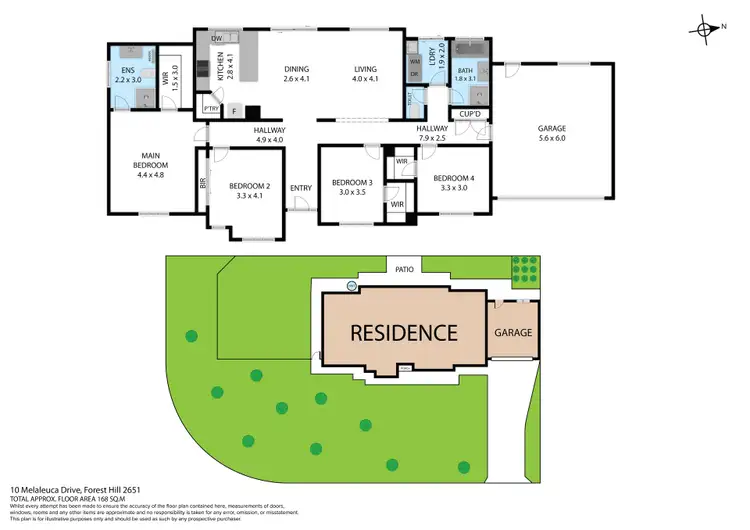 Floorplan of Homely house listing, 10 Melaleuca Drive, Forest Hill NSW 2651