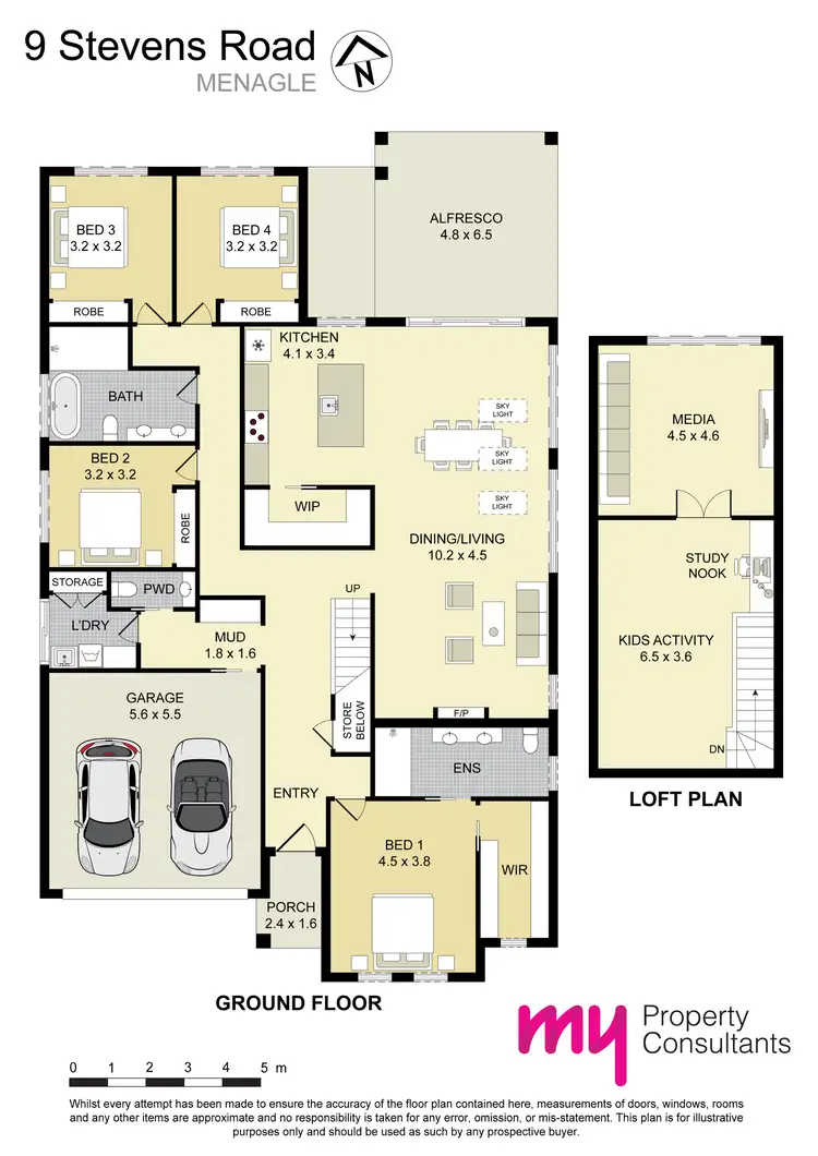 Floorplan of Homely house listing, 9 Stevens Road, Menangle NSW 2568