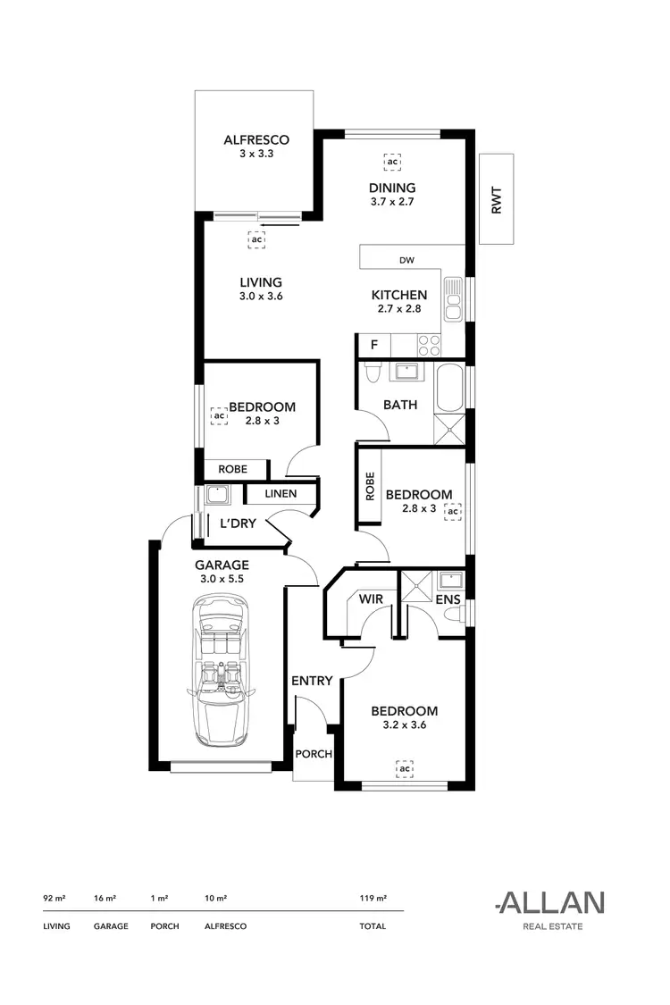 Floorplan of Homely house listing, 30 Harrow Street, Dover Gardens SA 5048
