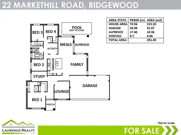 Floorplan of Homely house listing, 22 Markethill Road, Ridgewood WA 6030