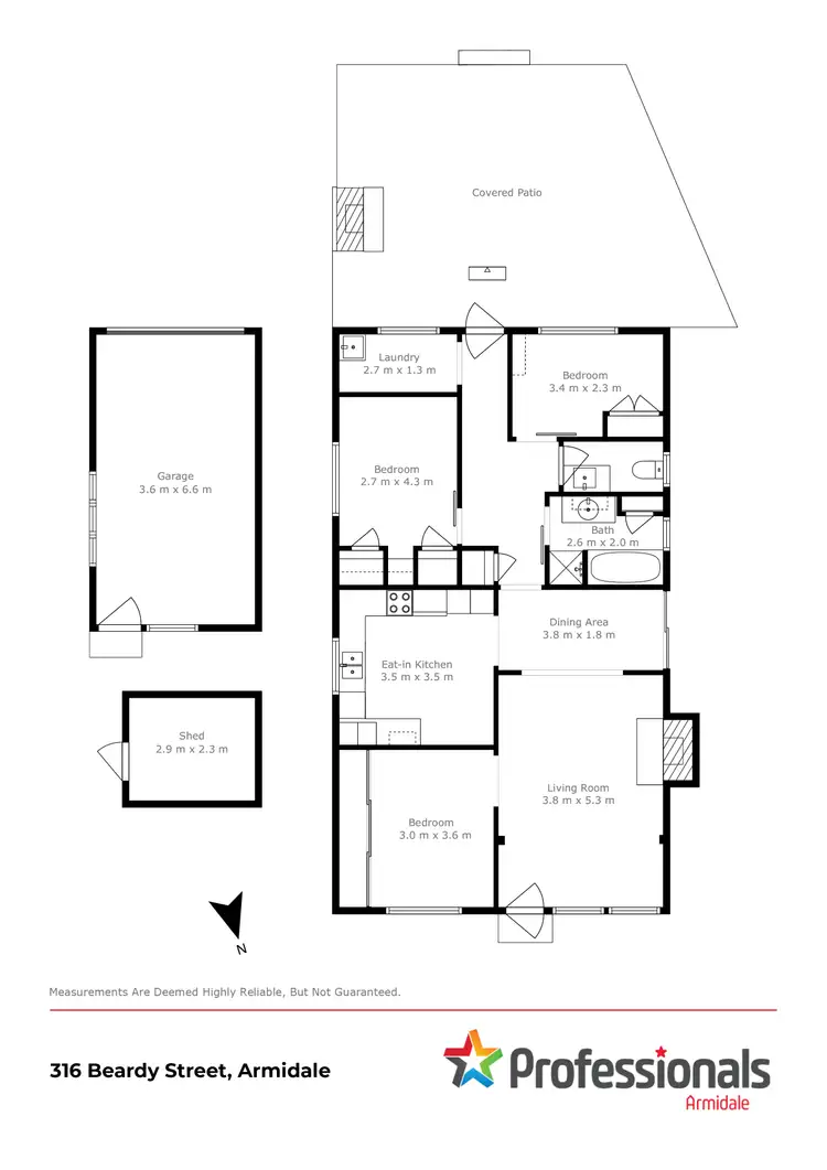 Floorplan of Homely house listing, 316 Beardy Street, Armidale NSW 2350