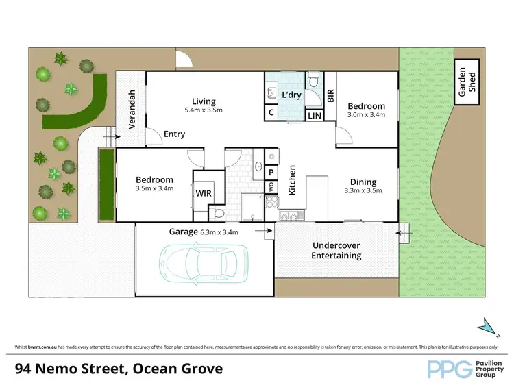 Floorplan of Homely unit listing, 94/60 Gambier Street, Ocean Grove VIC 3226