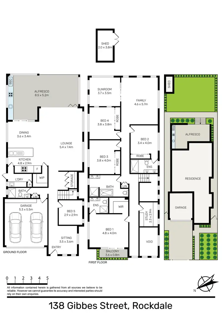 Floorplan of Homely house listing, 138 Gibbes Street, Rockdale NSW 2216