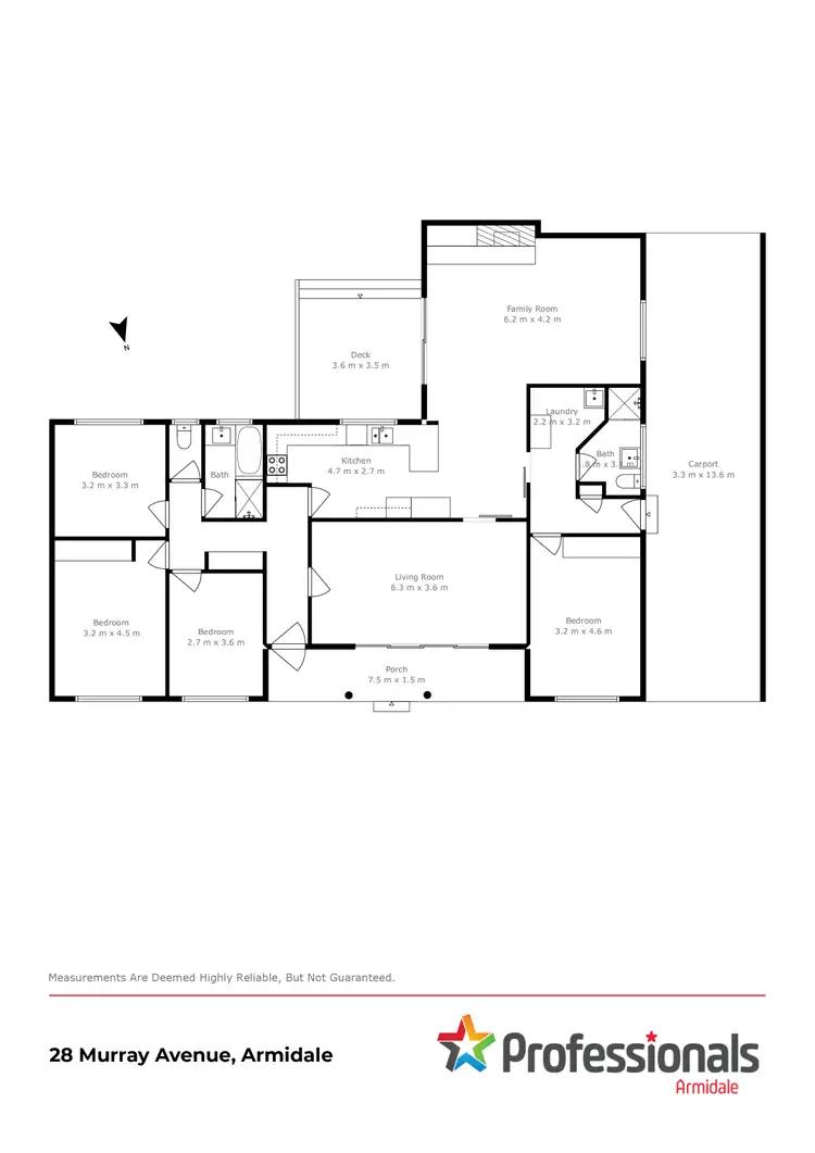 Floorplan of Homely house listing, 28 Murray Avenue, Armidale NSW 2350