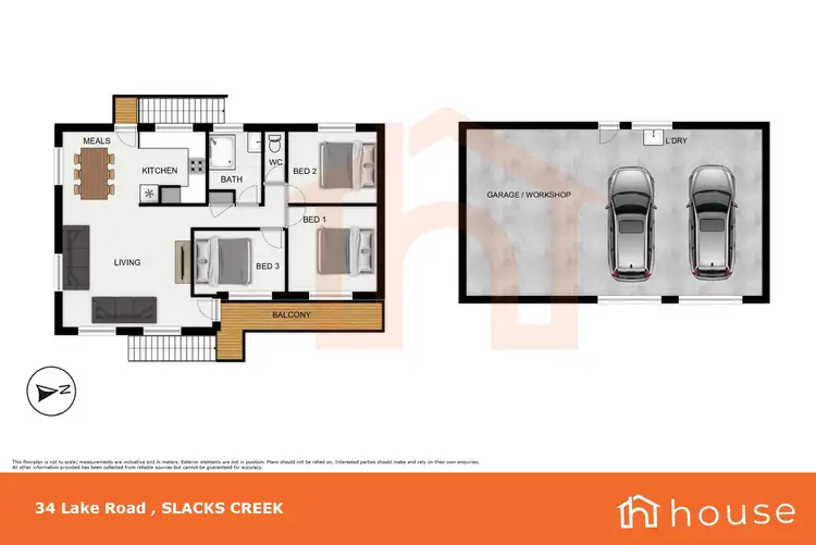 Floorplan of Homely house listing, 34 Lake Road, Slacks Creek QLD 4127