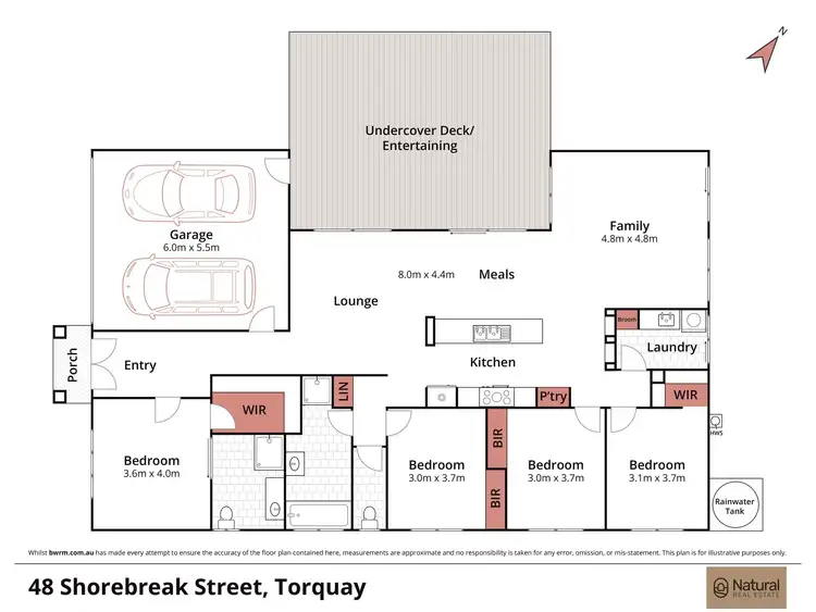Floorplan of Homely house listing, 48 Shorebreak Street, Torquay VIC 3228