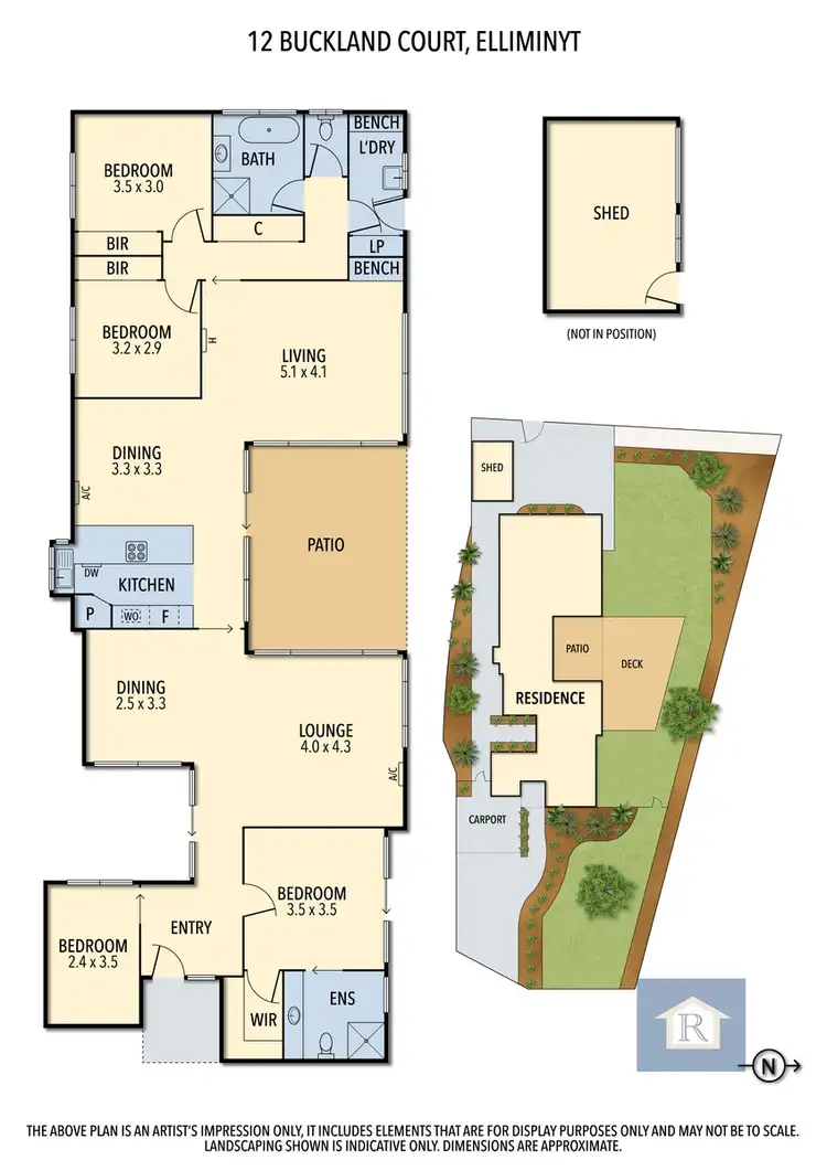 Floorplan of Homely house listing, 12 Buckland Court, Elliminyt VIC 3250