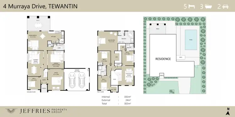 Floorplan of Homely house listing, 4 Murraya Drive, Tewantin QLD 4565
