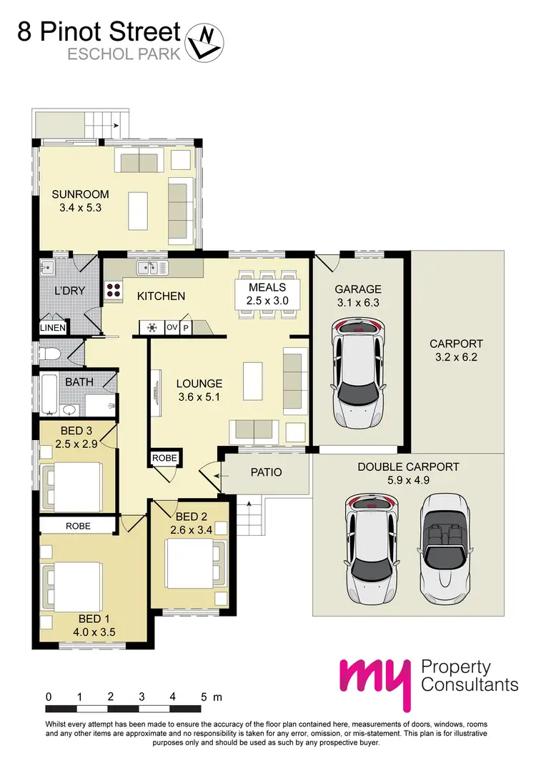 Floorplan of Homely house listing, 8 Pinot Street, Eschol Park NSW 2558