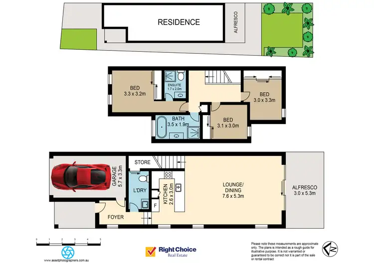 Floorplan of Homely semi-detached listing, 8 Tallowa Street, Tullimbar NSW 2527