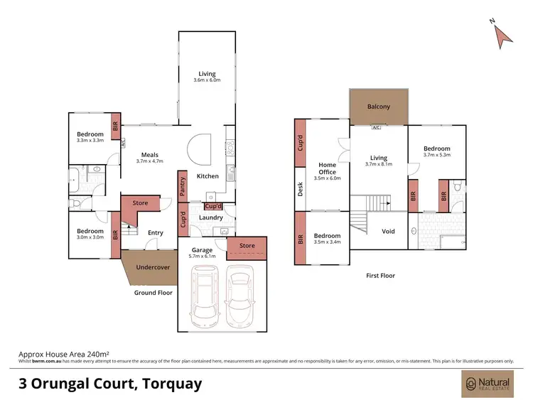 Floorplan of Homely house listing, 3 Orungal Court, Torquay VIC 3228