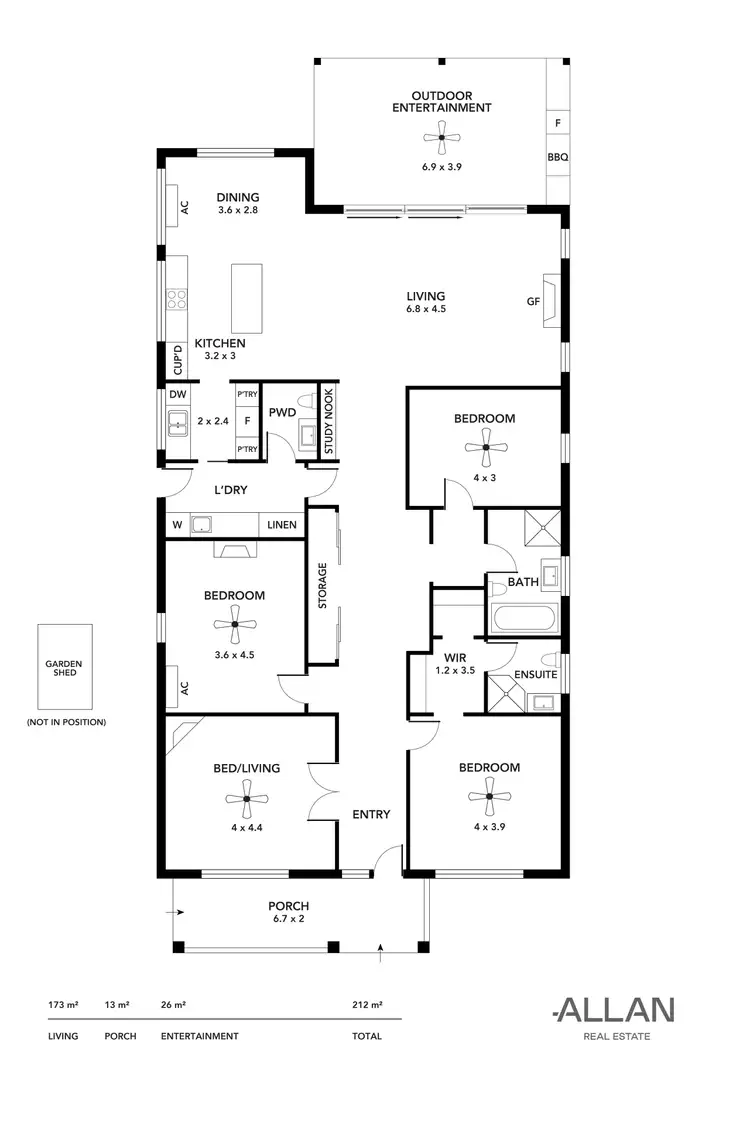 Floorplan of Homely house listing, 4 Tennant Street, Glenelg East SA 5045