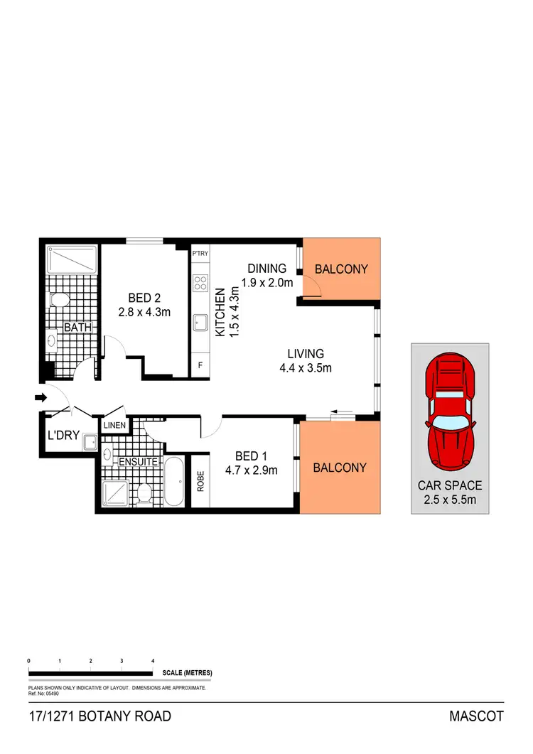 Floorplan of Homely apartment listing, Address available on request
