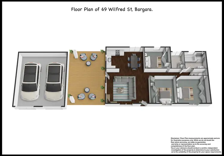 Floorplan of Homely house listing, 69 Wilfred Street, Bargara QLD 4670