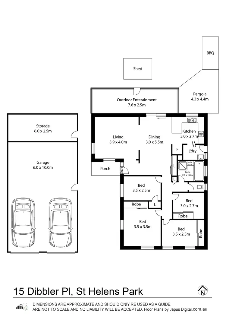 Floorplan of Homely house listing, 15 Dibbler Place, St Helens Park NSW 2560