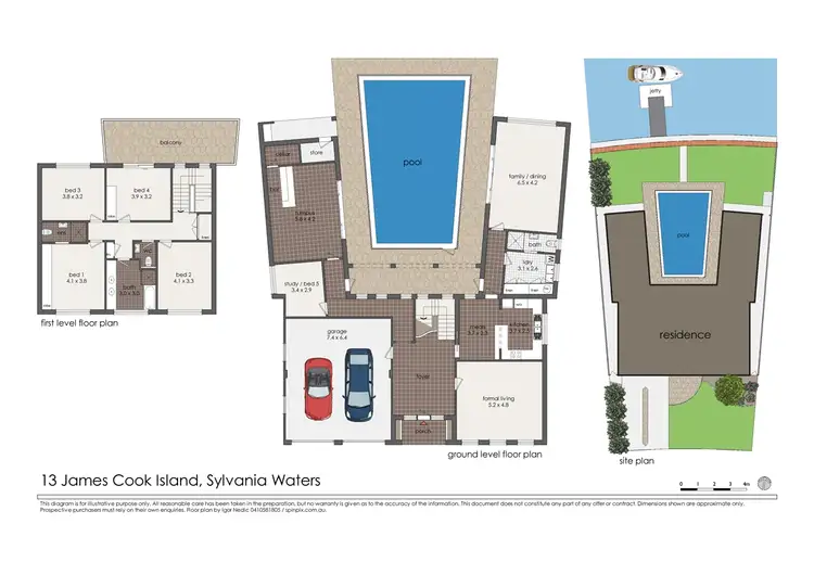 Floorplan of Homely house listing, 13 James Cook Island, Sylvania Waters NSW 2224