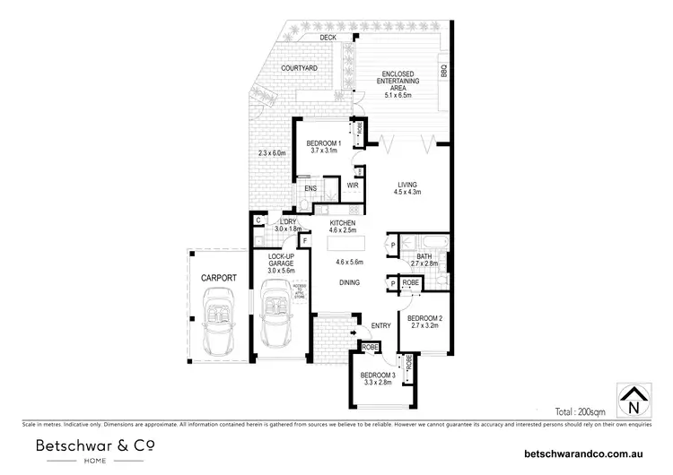 Floorplan of Homely villa listing, 13/4 Fisher Street, West Wollongong NSW 2500