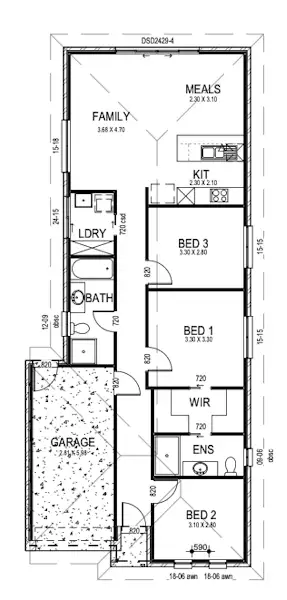 Floorplan of Homely house listing, Lot 741 Ratcliffe Road, Aldinga Beach SA 5173